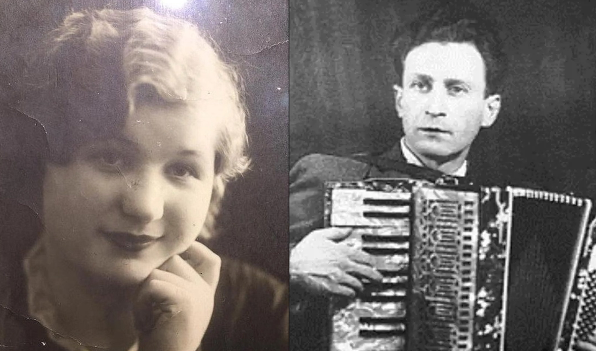 Зинаида Одегова (мама Аллы Пугачевой) и Иосиф Бендицкий (предполагаемый настоящий отец певицы), фото 30 и 40-хх годов