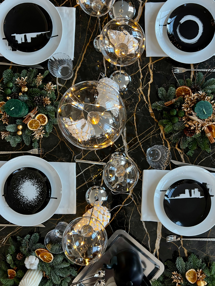 Световой декор Sirius в сервировке стола