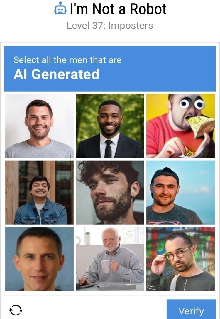 Скриншот. I’m Not a Robot. Разработчик: neal.fun