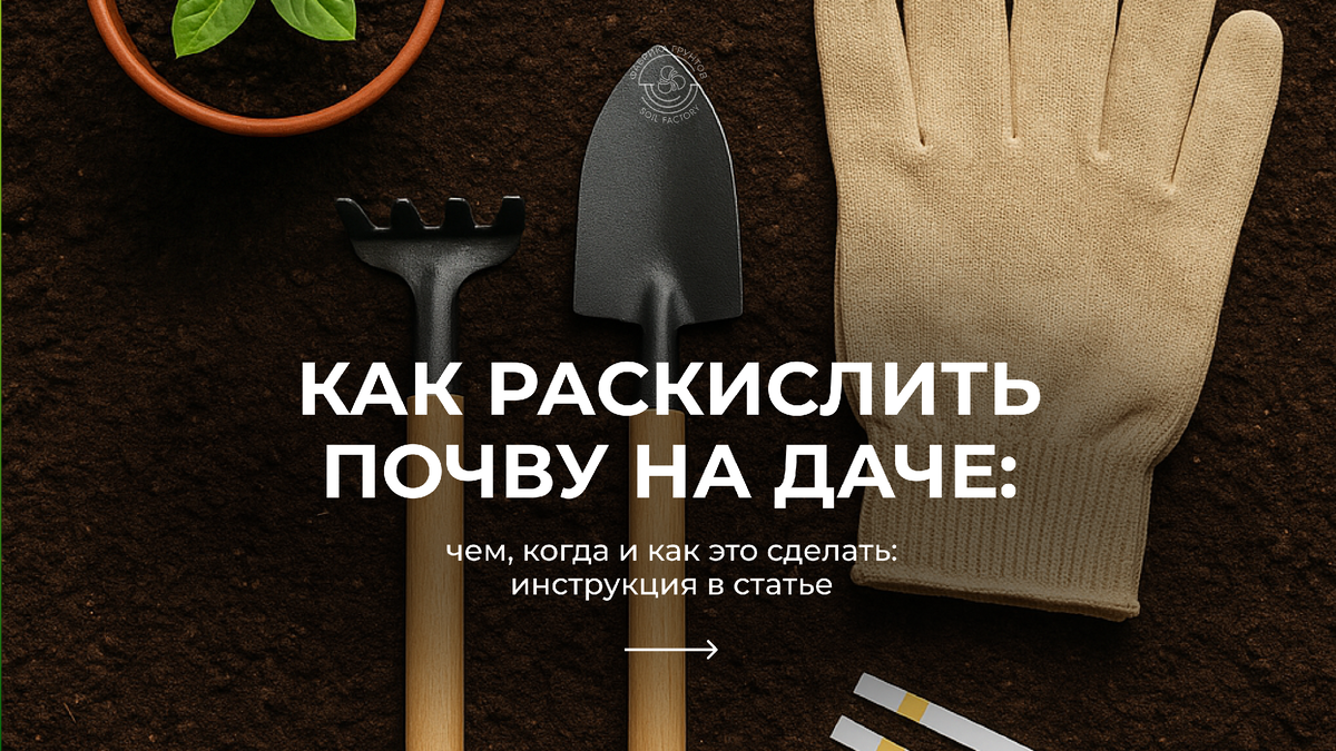 Как раскислить землю