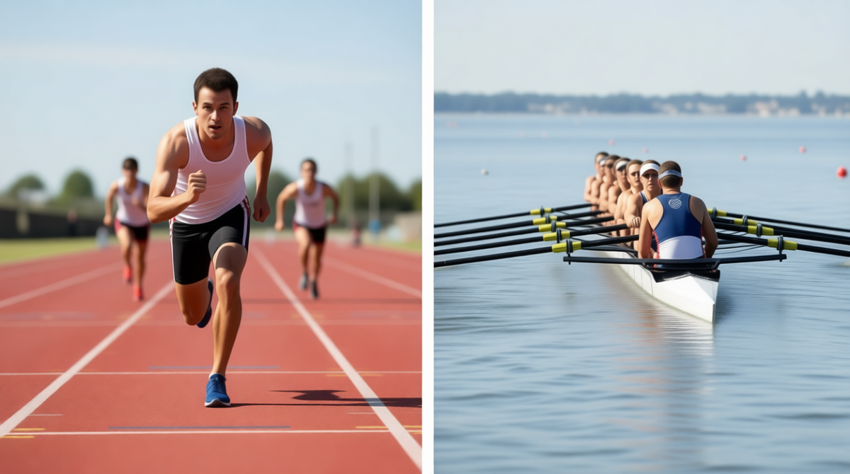 Вы больше не бегун, вы - рулевой на байдарке.