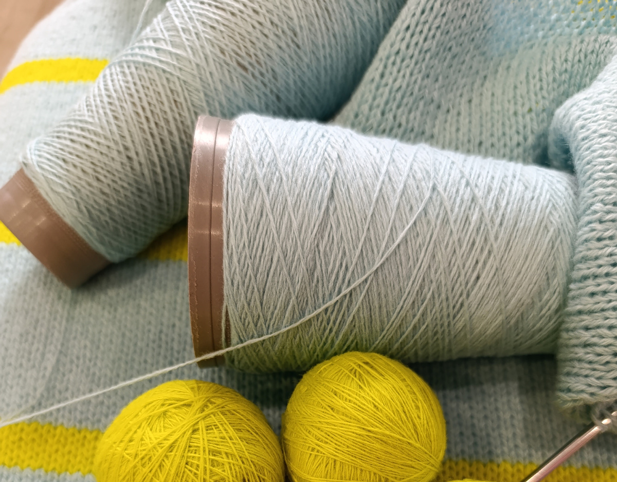 Показался конус, значит 750 метров пряжи скоро будет отвязано