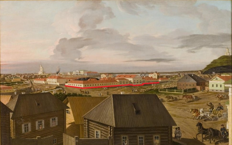 «Панорамный вид Нижнетагильского завода Демидовых» П. П. Веденецкий, 1830–1840-е гг.