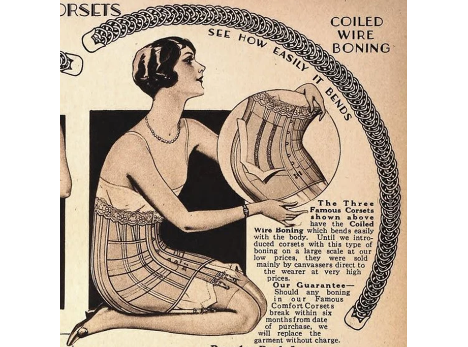 Реклама гибкого корсета, 1928. (с) Из частной коллекции