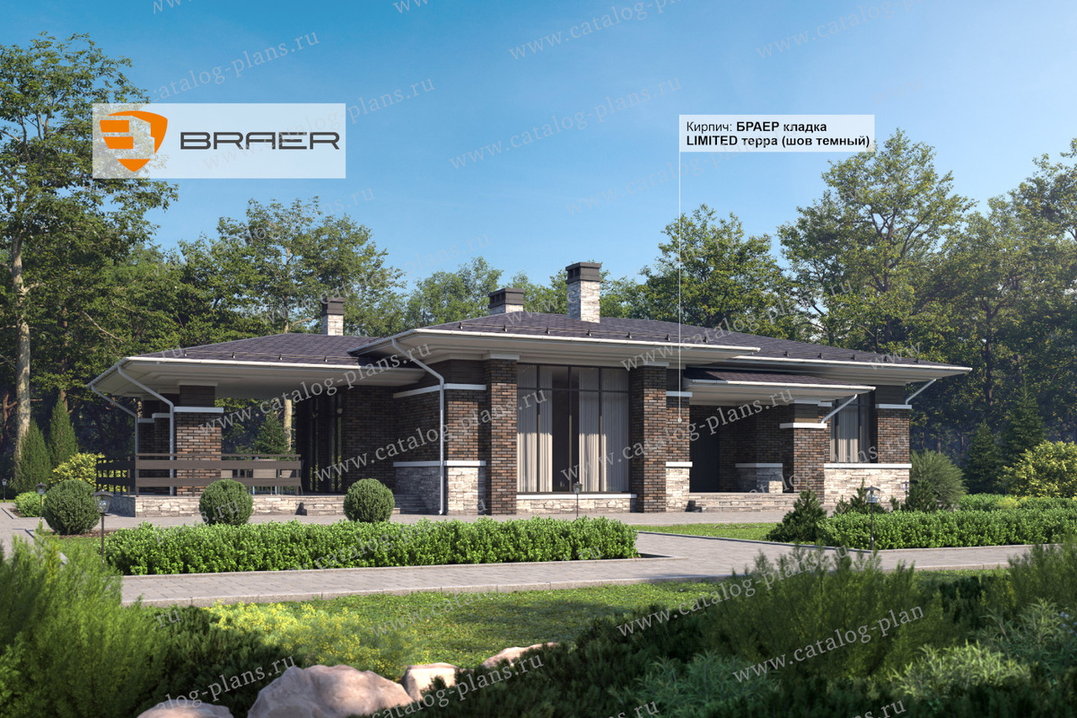 Общая площадь: 152 м²

Террасы,балконы: 71,49 м²

Габариты: 18.48x14.55 м