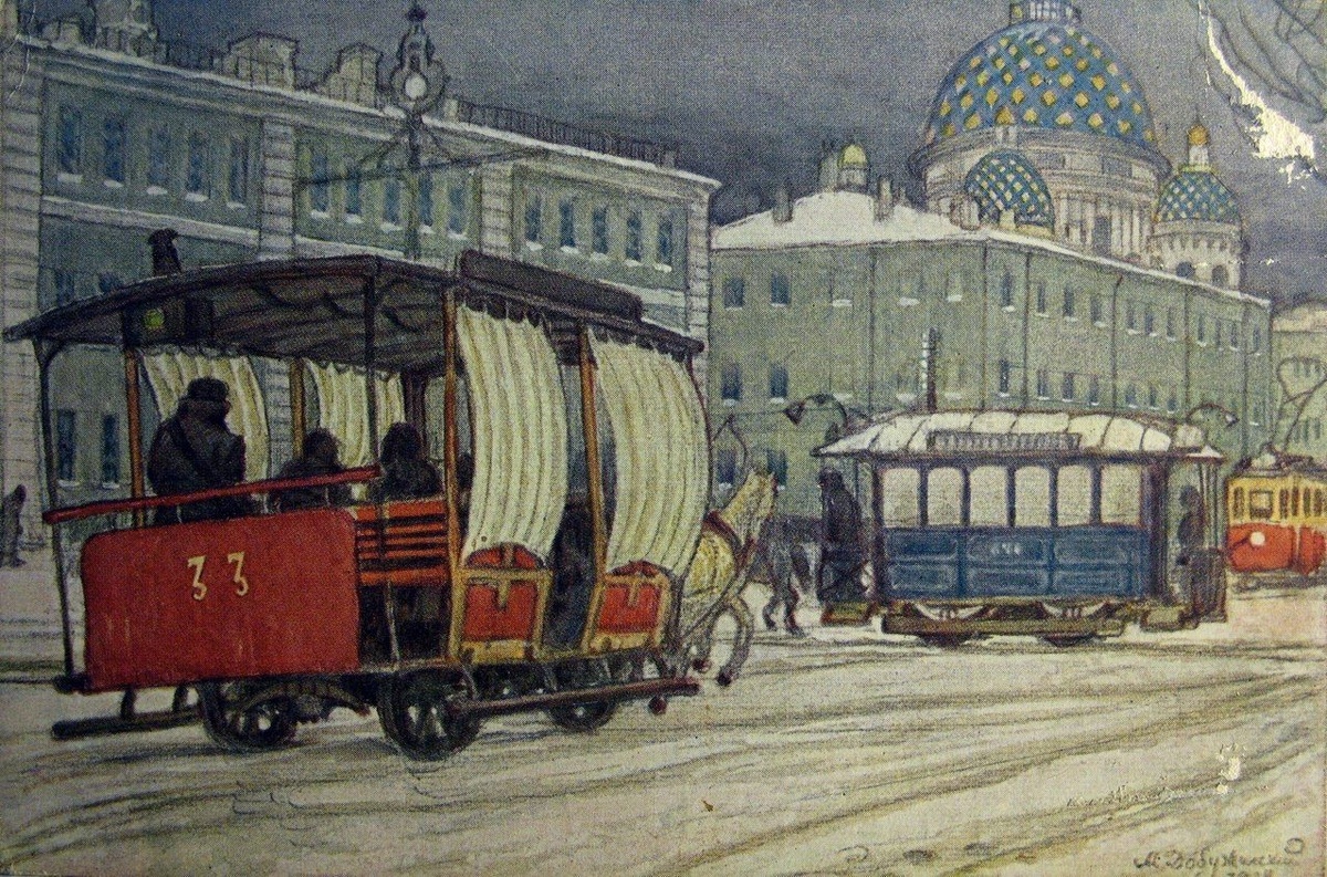 М. Добужинский. «Измайловский полк». 1909
