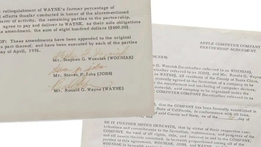    Документ об основании Apple выставят на аукцион (фото 2)