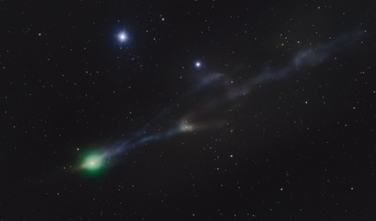 Изображение 3I/ATLAS, полученное 25 ноября 2025 года. Автор: Джулиен де Винтер.