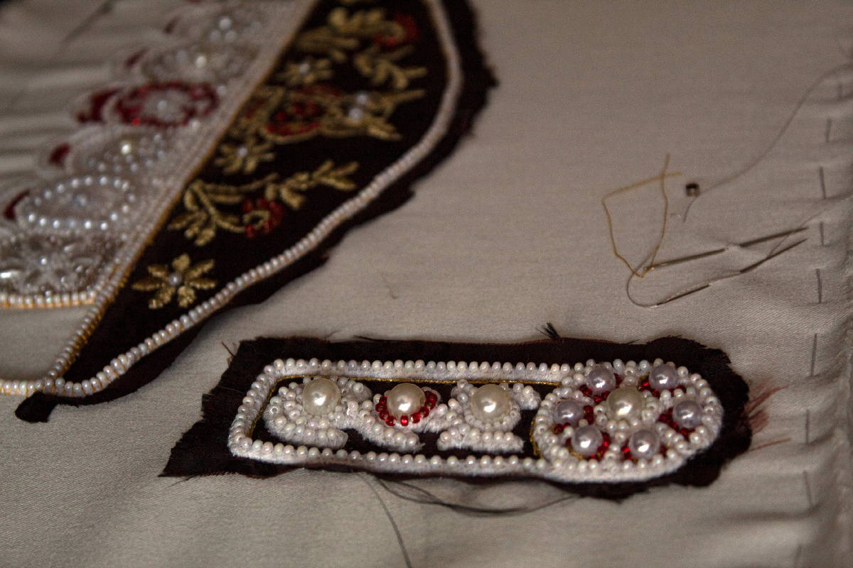 Работа над серьгами