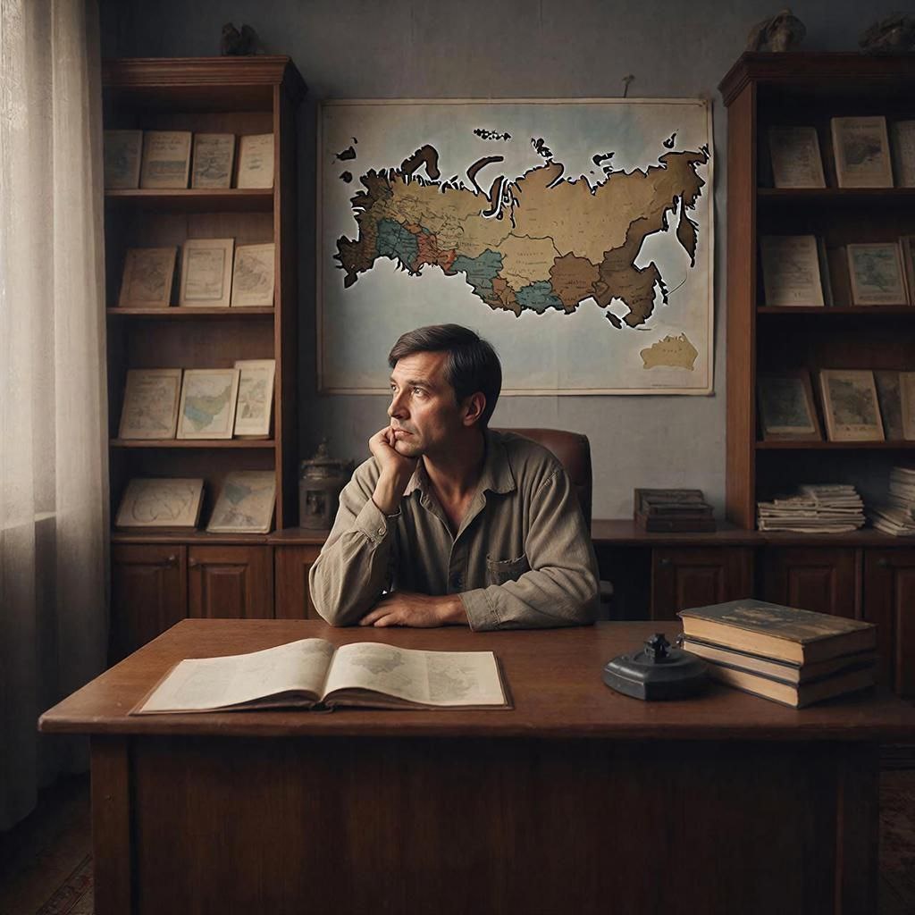 Отставной капитан теплохода "река-море". Картинка сгенерирована ИИ.