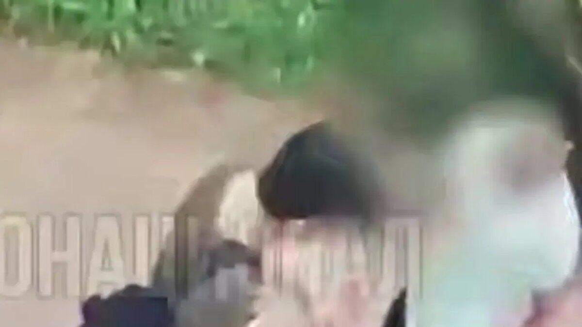 Преступник (справа) через секунду несколько раз изо всей силы ударит Геннадия. Скрин видео "Многонационал"