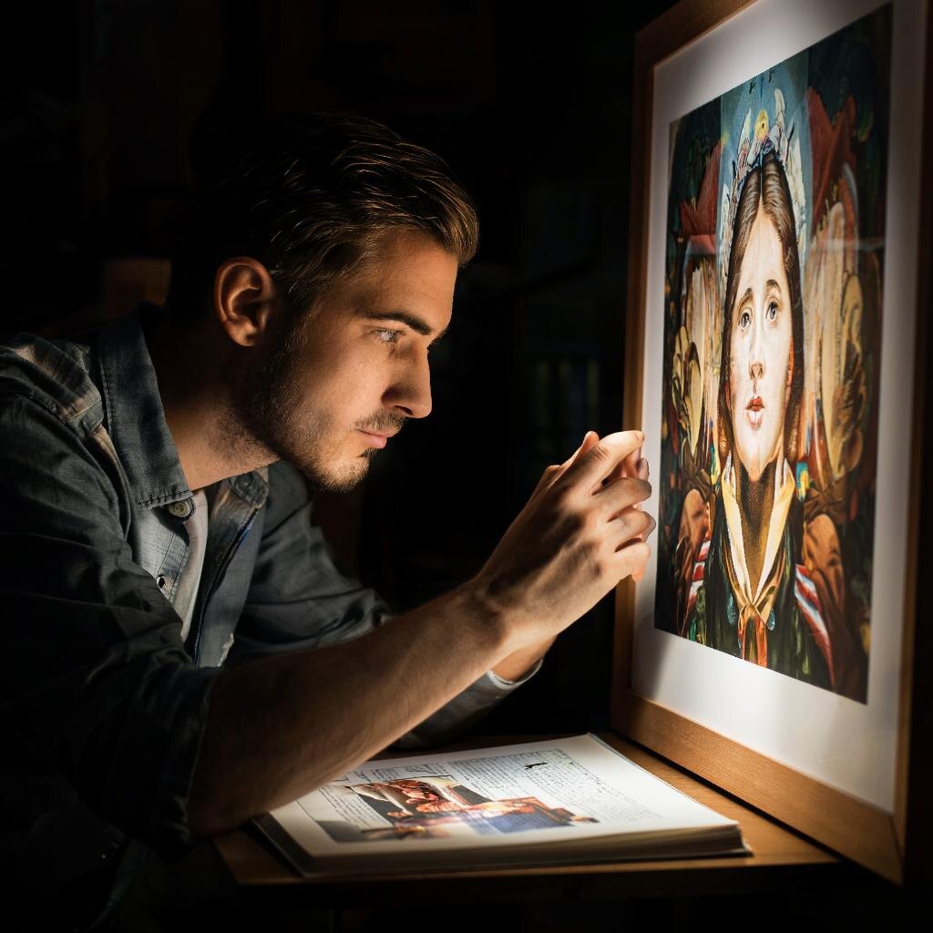 Фиктивная Точка Искусства: астрологический ключ к творческому гению. Иллюстрация сгенерирована нейросетью