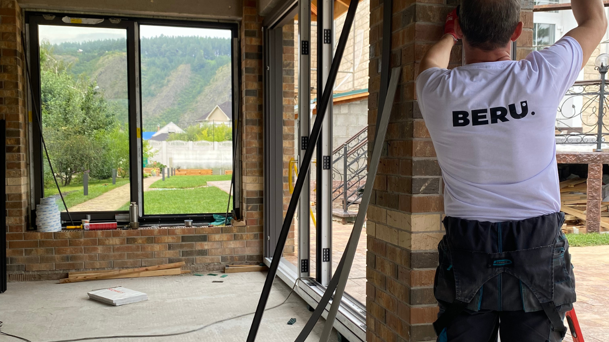 монтаж теплых систем из профиля VEKA 