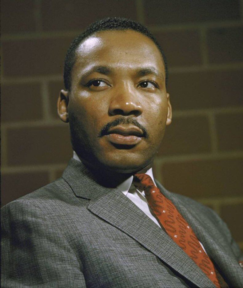 Мартин Лютер Кинг, образцовый борец за права угнетённых.