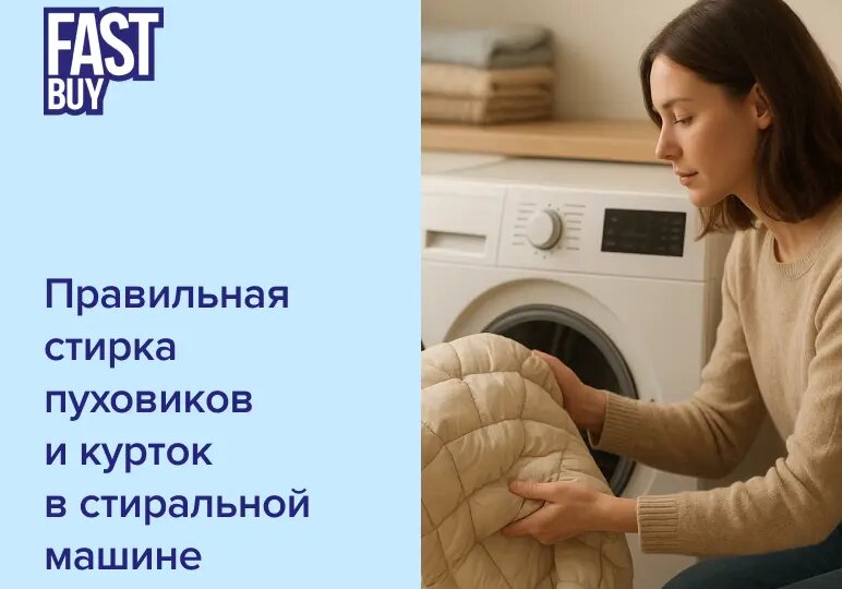 🧼 Как постирать пуховик без разводов и комков: простой чек-лист, который работает