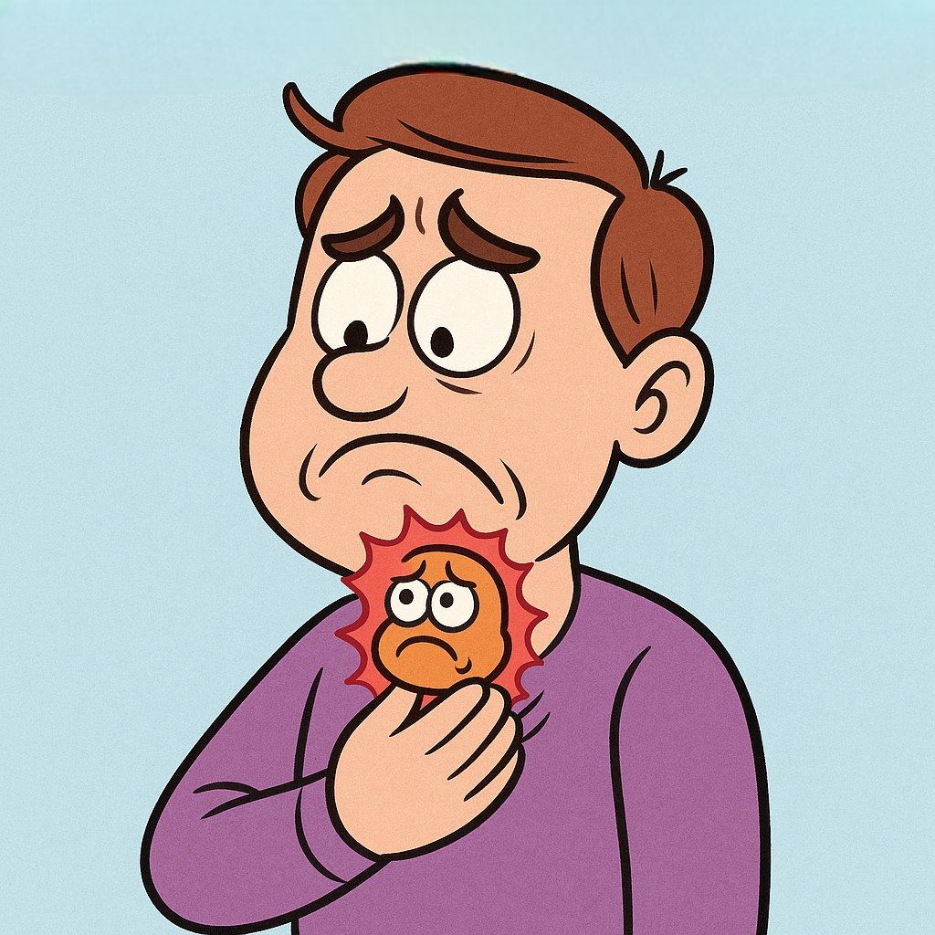 «Ком в горле» — это симптом, но не заболевание. Источник изображения: картинка сгенерирована в нейросети GPT Images.