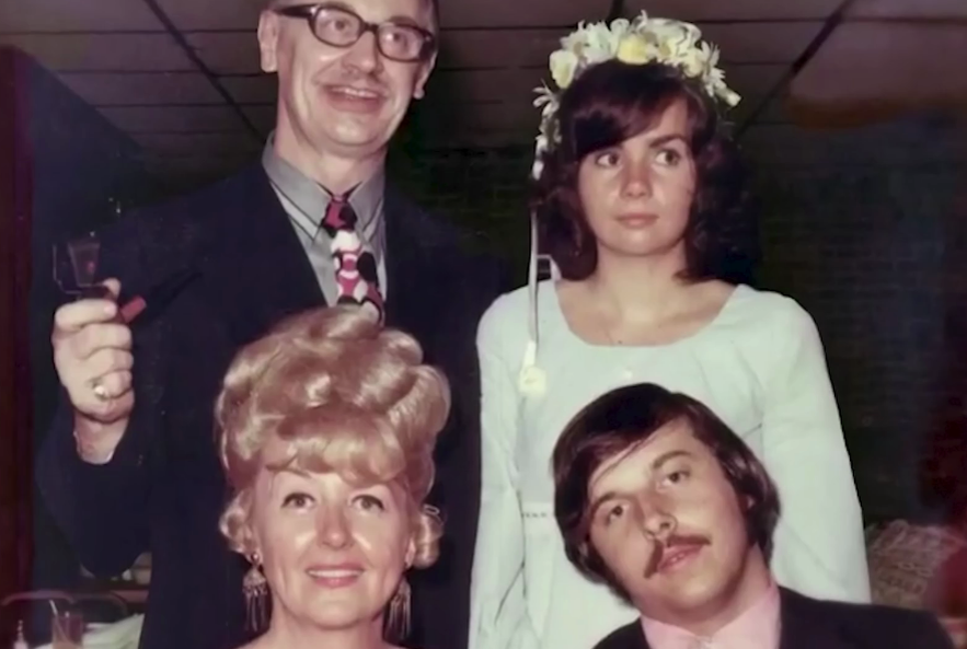 Фотография Мишель с родителями