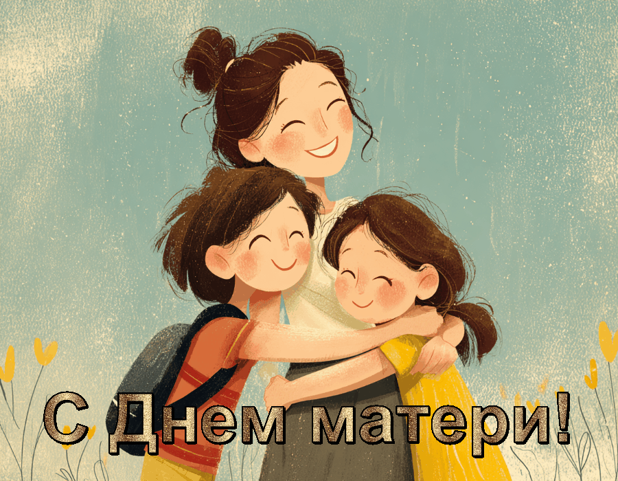 Фото: ИИ «Известия» / Красивая гифка ко Дню матери