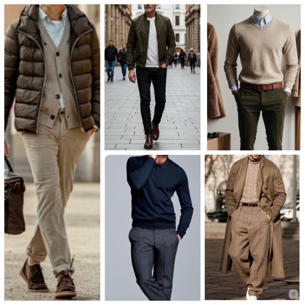 Пример базового гардероба мужчин среднего возраста
