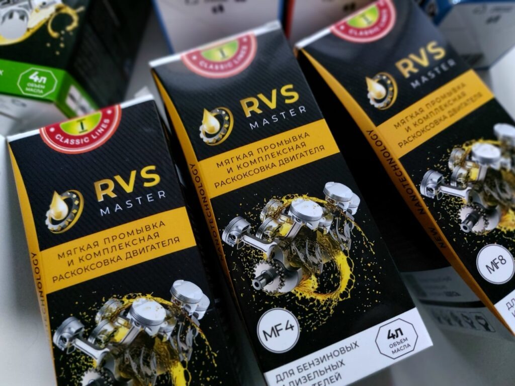 RVS Master Motor Flush MF - мягкая промывка и раскоксовка и для бензинового и для дизельного двигателей.