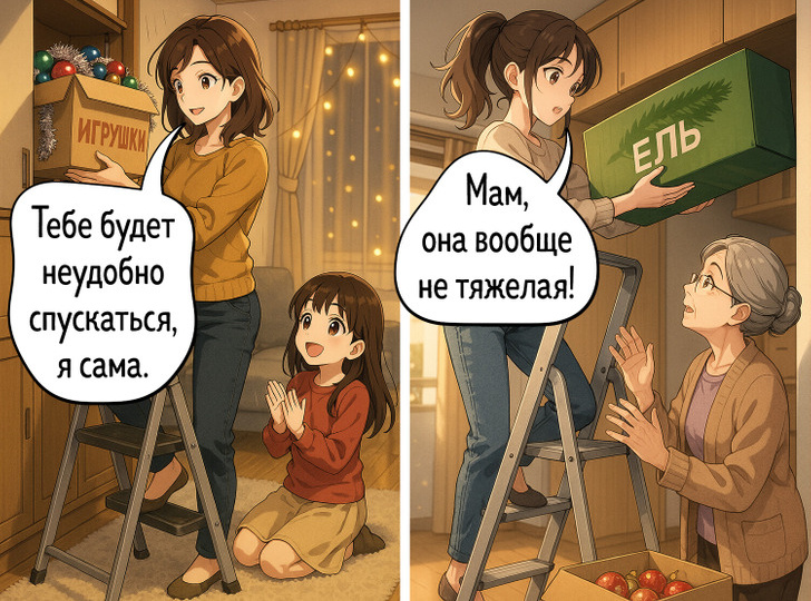 16 трогательных комиксов о том, как отношения с родителями меняются по мере взросления