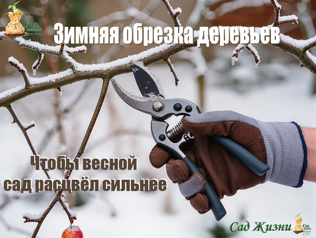 секреты зимней обрезки деревьев в саду