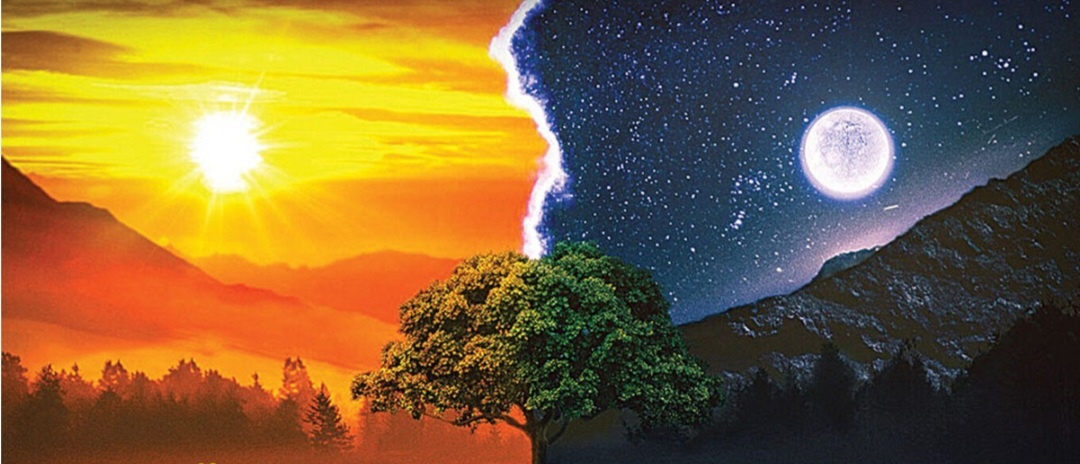 Две ипостаси, две грани, две медали, две стороны, два времени, которые живут отдельно друг от друга и не должны мешать никому. И им тоже пусть никто и никогда не мешает и не путает то, что не нужно. Солнце и луну никто не сможет удалить это создание божье. А идти против бога и природных законов черевато последствиями. Будете потом сами мучаться если вдруг что-то им не то сделаете. Бог сразу над всеми разбереться, карма быстро прилетает и не дремлет