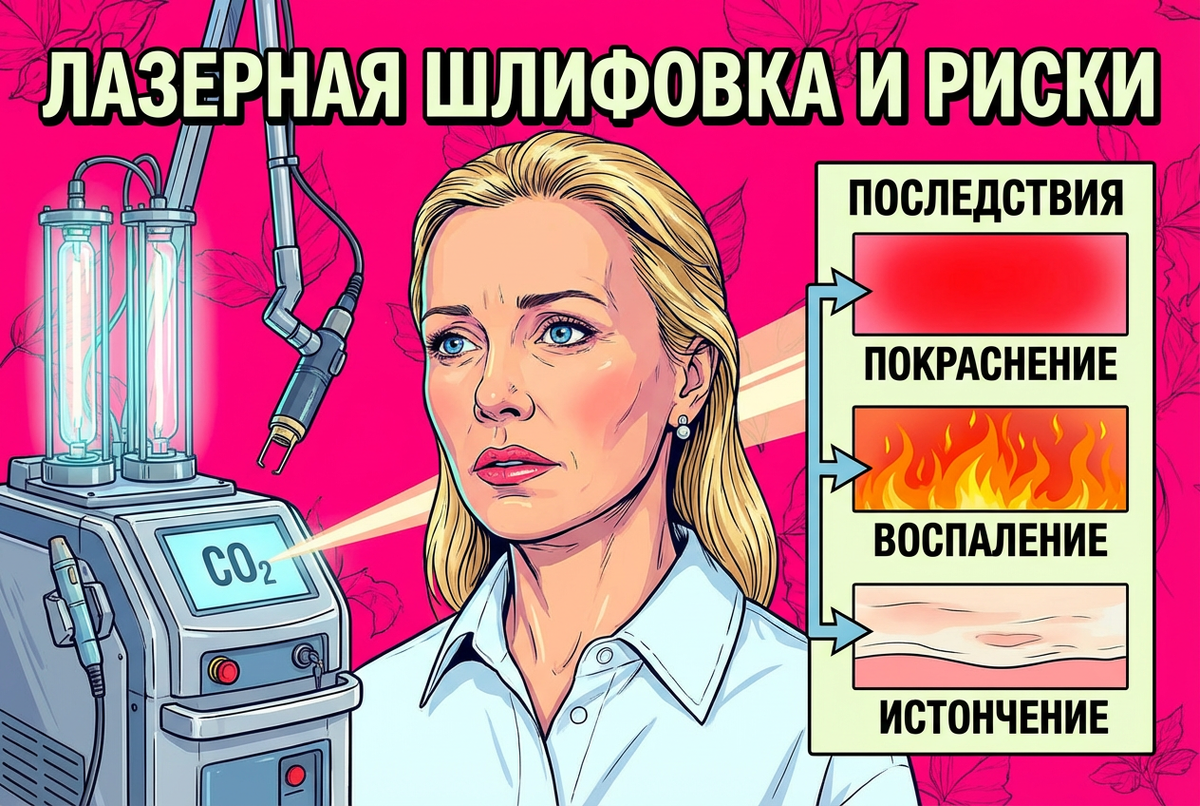 CO₂-лазер — процедура с высокой травматичностью и длительными последствиями