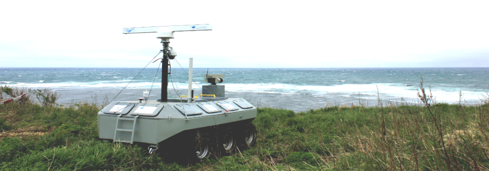 Автономный мобильный робототехнический комплекс мониторинга прибрежной зоны и прогнозирования морских природных катастроф на испытаниях на о. Сахалин, 2014 год
