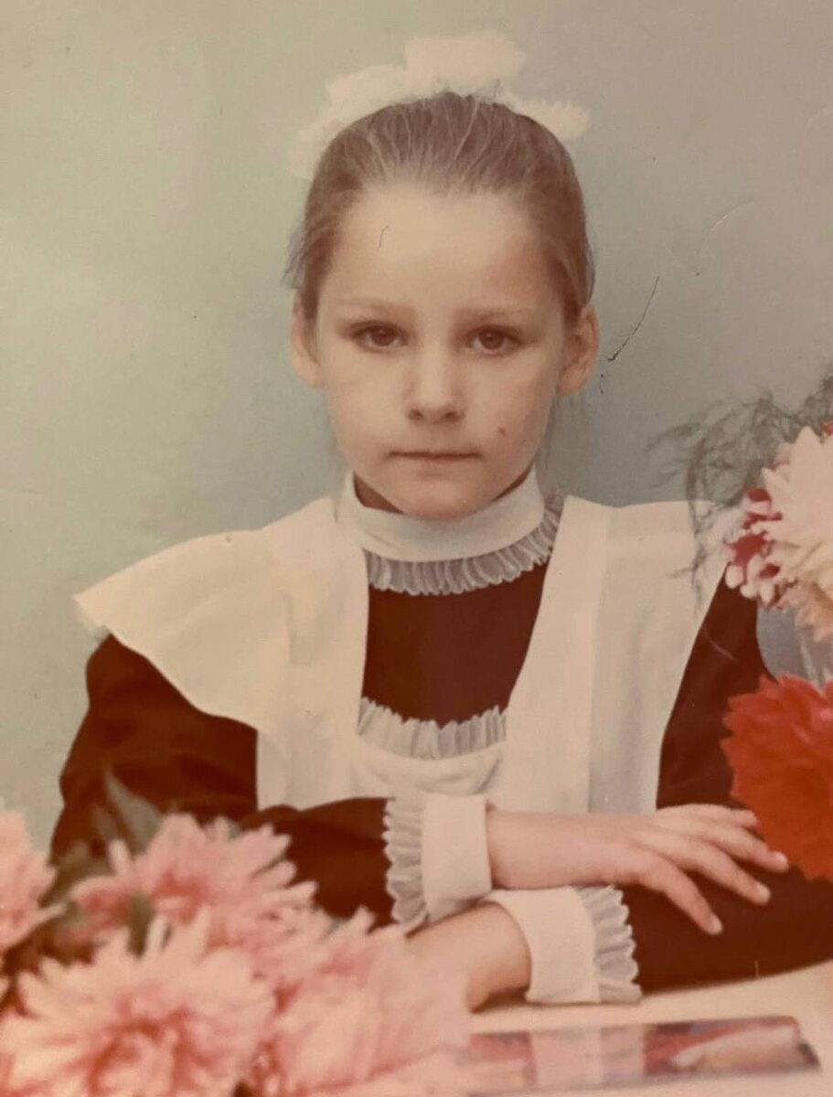 Тарханова в школе. Фото: соцсети