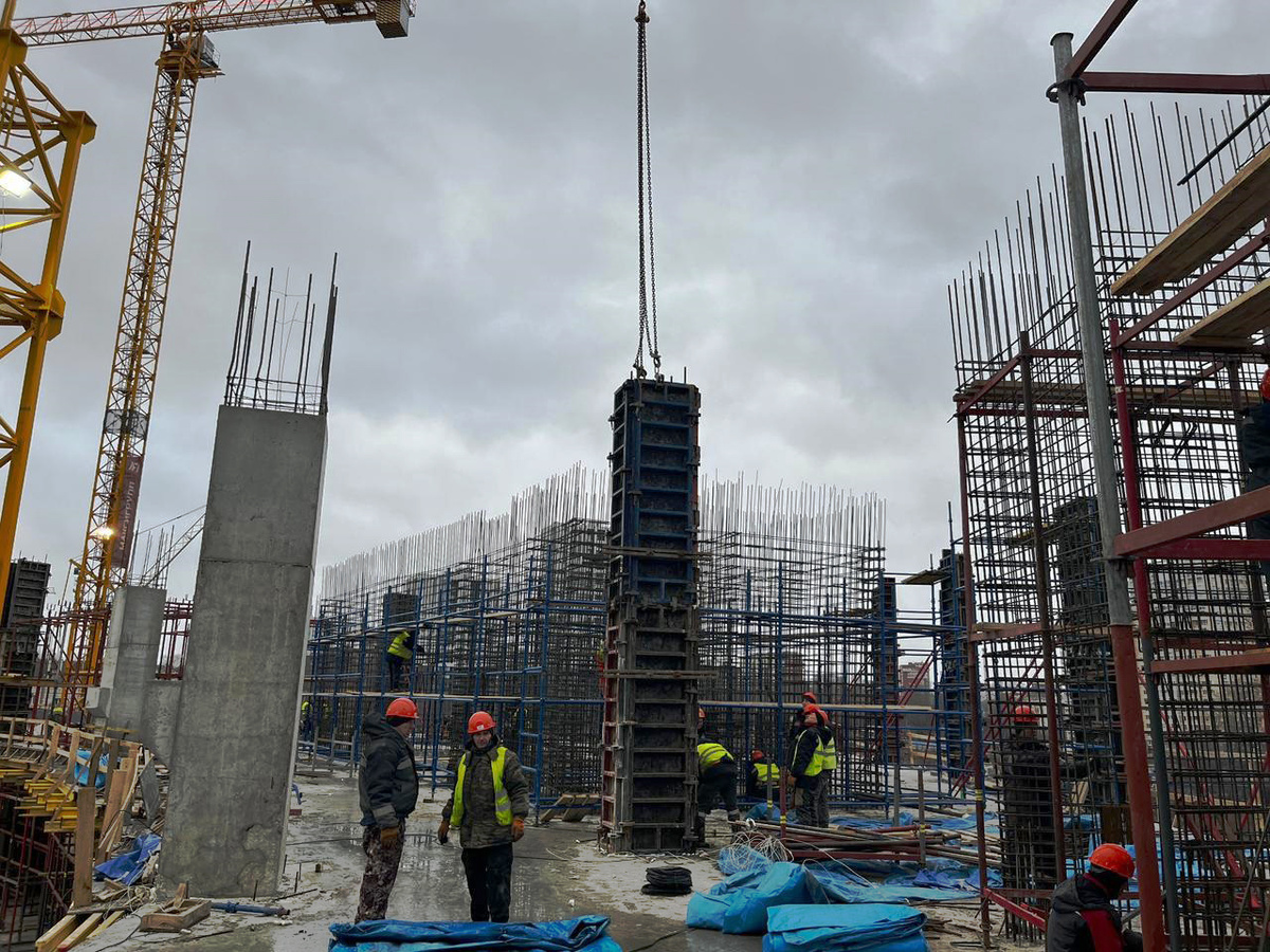 Фото: устройство опалубки; Инжиниринговая Компания «2К»