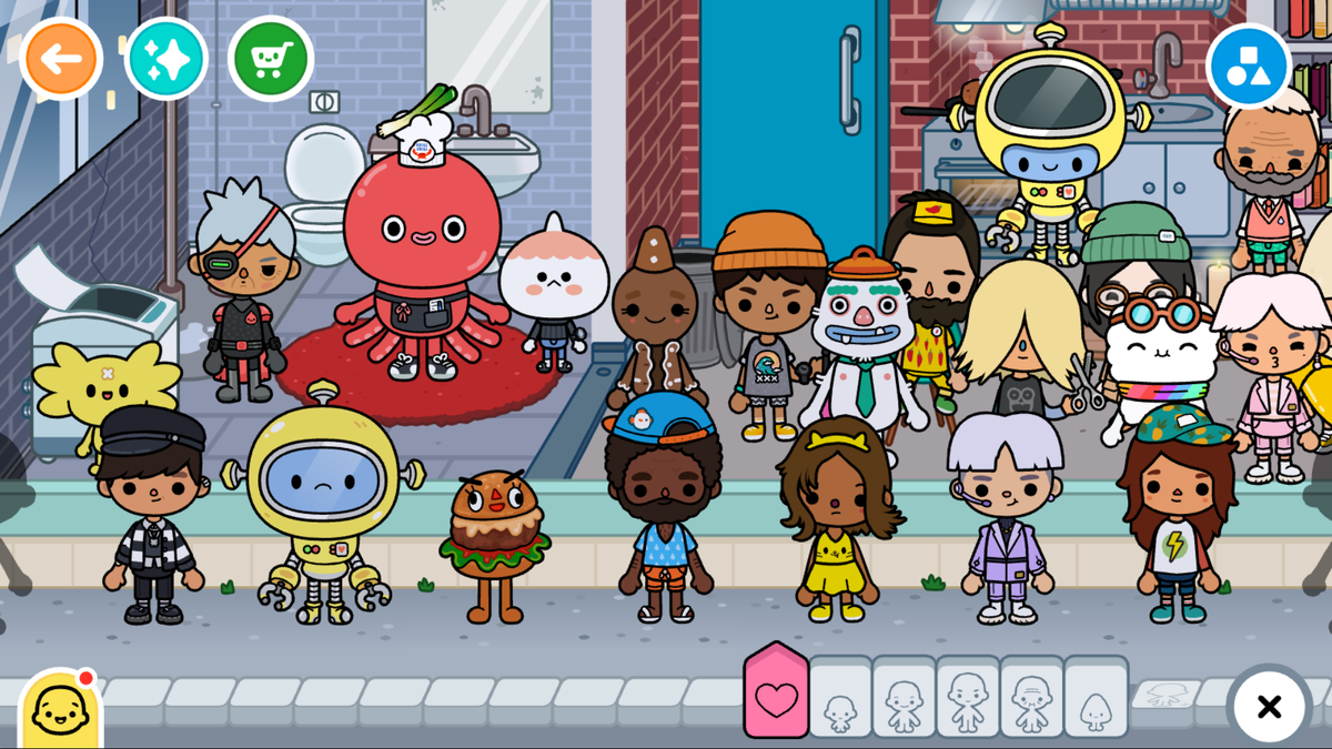 Обустройство бесплатного дома / Toca Boca World / тока...