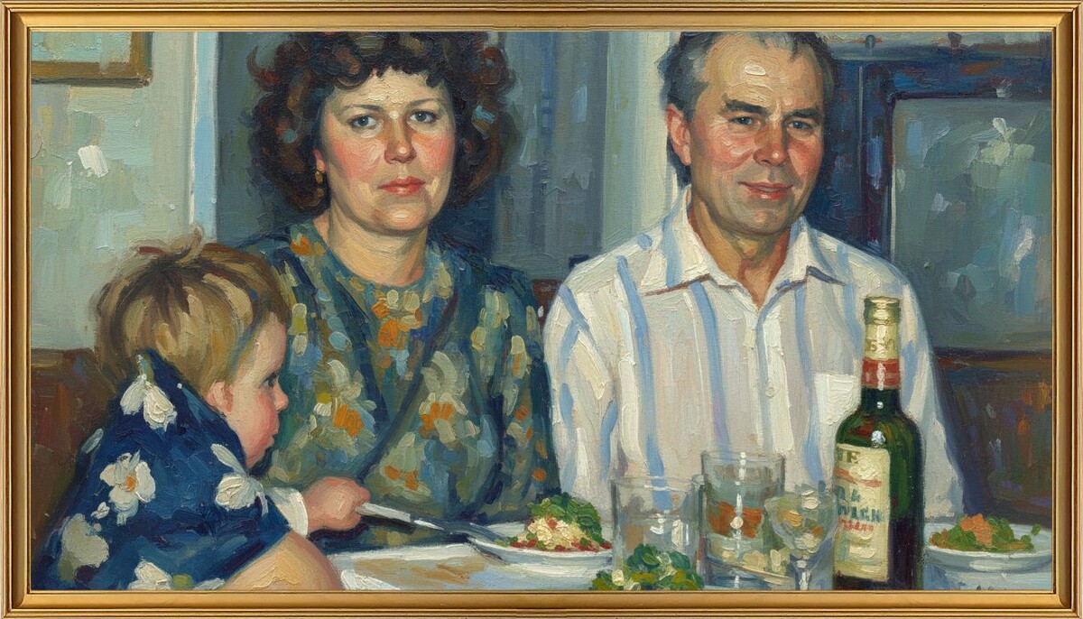 Цифровая картина на основе фото.