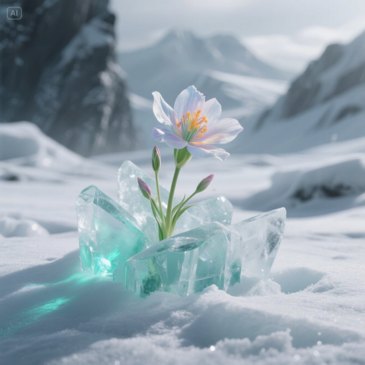 Сергей Карпенко В Арктике наступила весна: как нейрофото преобразили ледяную пустыню