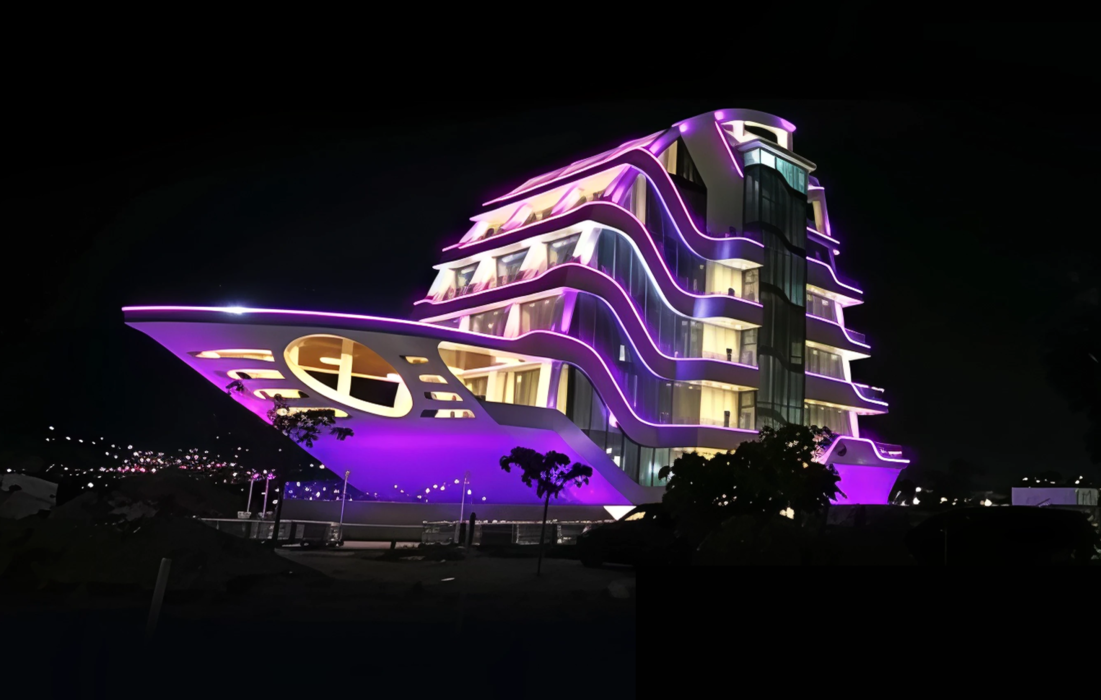 Реализованный проект VARTON и AWADA. Ресторан "Парус", г. Махачкала.