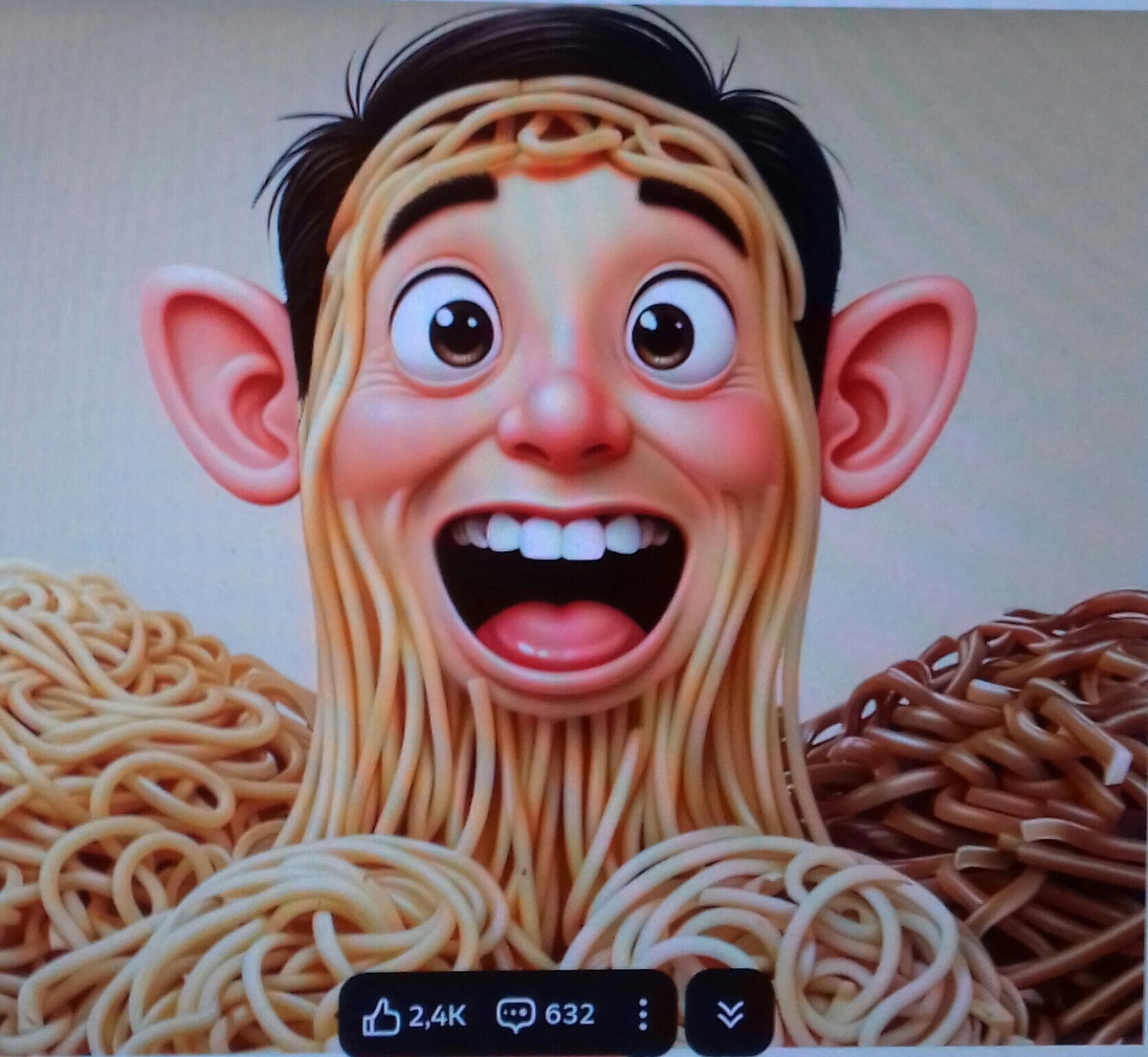 ЛАПША НА УШАХ.Фото из интернета