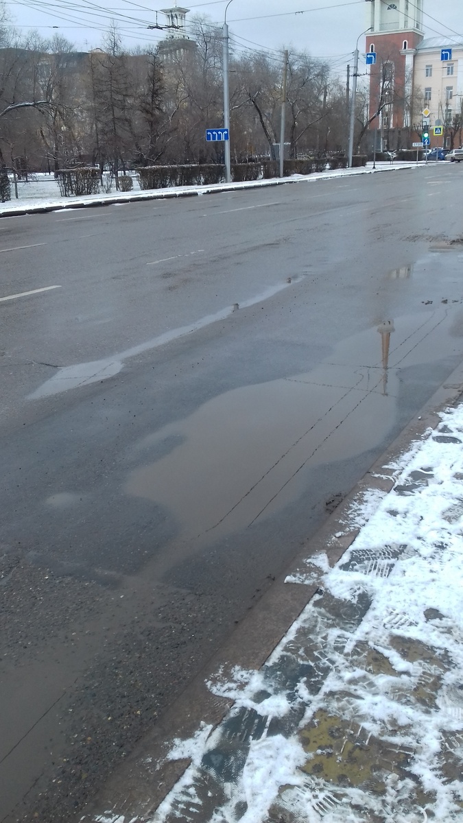 такие дороги в Красноярске.