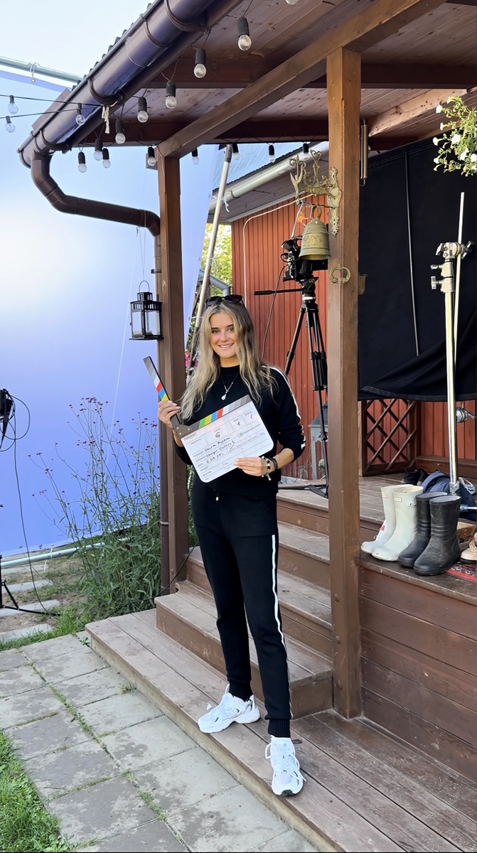 Я на съемочной площадке фильма