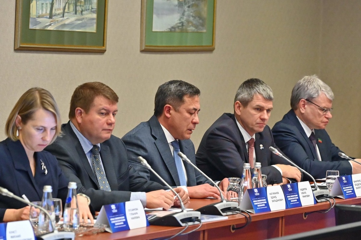    В Казани представлены все виды специализированных хирургических отделений, за исключением нейрохирургии, подчеркнул Хидиятов (третий слева). взято с сайта Госсовета РТ