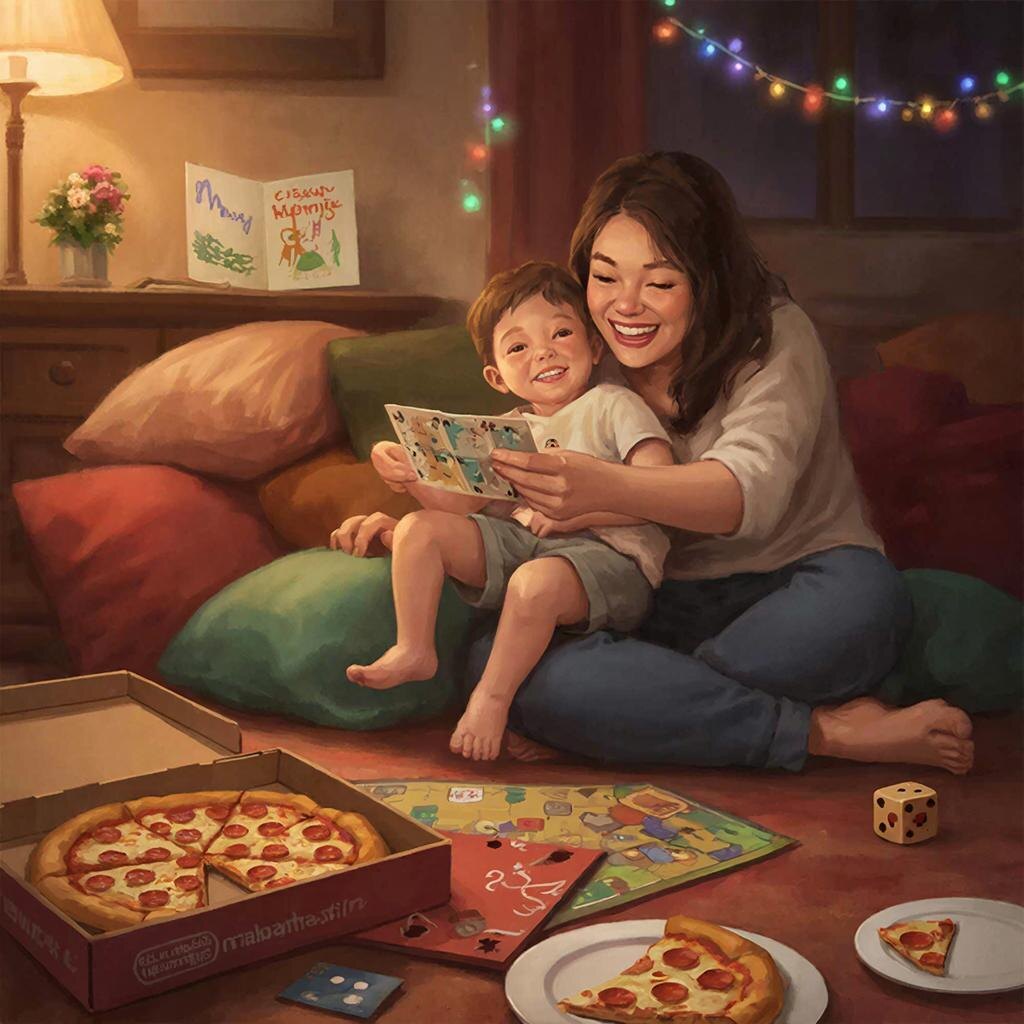 В День Матери дети дарят открытки и поделки. Но самый главный подарок они делают ей каждую пятницу. Они дарят ей своё время, своё внимание и возможность быть собой. Они создают для неё островок безмятежности в море обязанностей.