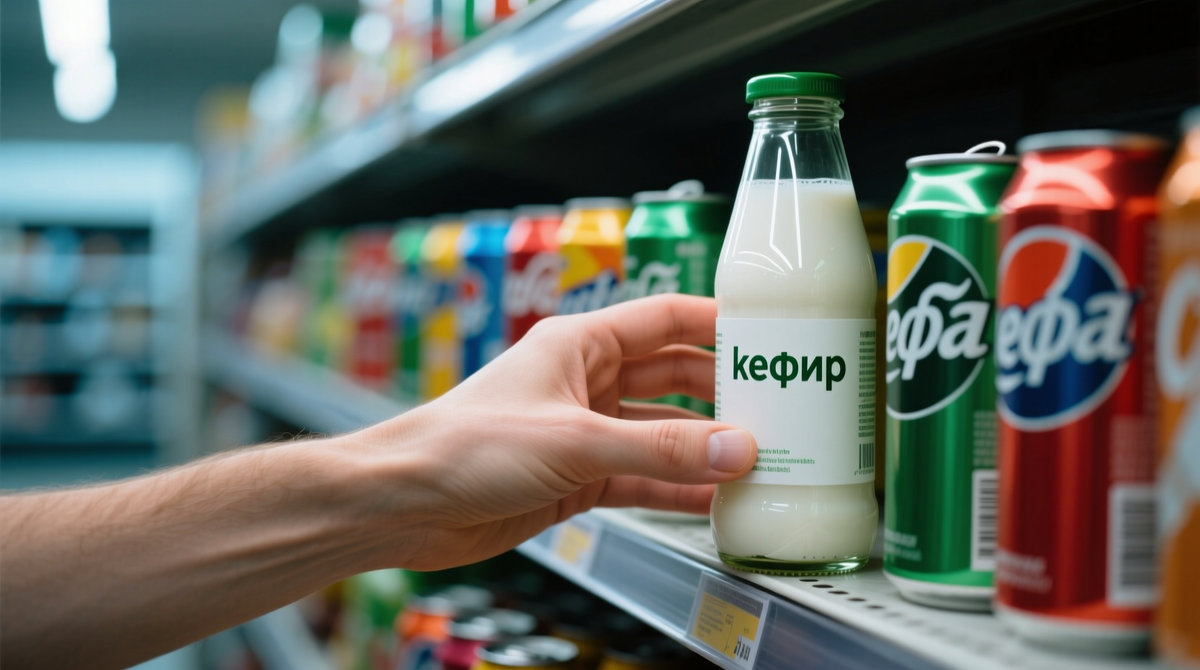 Осознанный выбор в магазине — первый шаг к поддержке микробиома. Продукты с живыми культурами создают основу для здоровой микрофлоры.