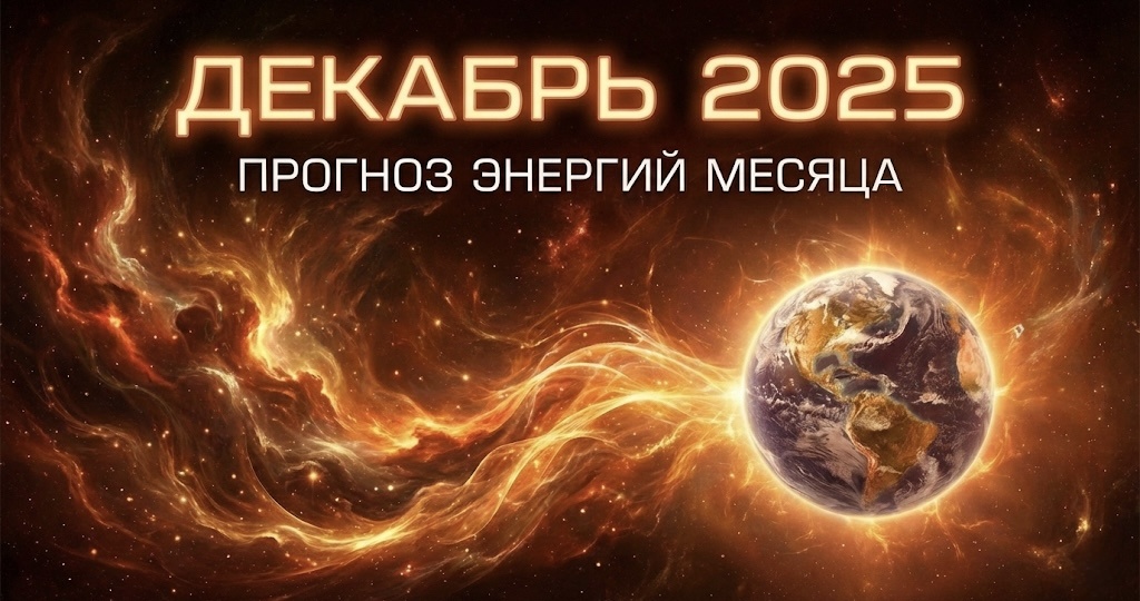 ДЕКАБРЬ 2025: Детальный прогноз энергий месяца