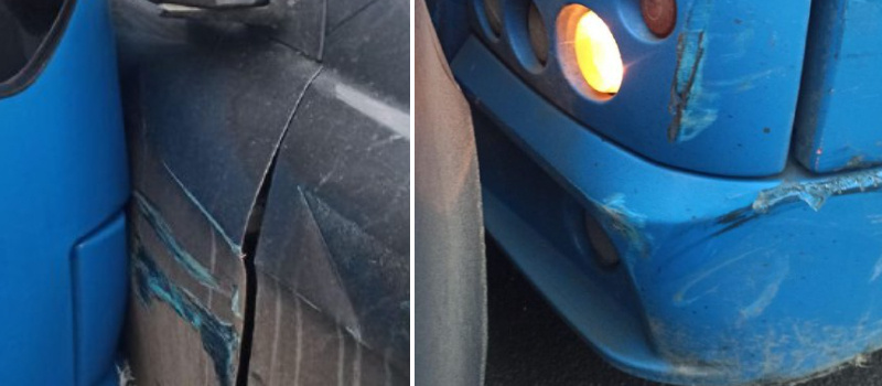    Троллейбус врезался в легковой автомобиль в ПетрозаводскеМУП "Городской транспорт"