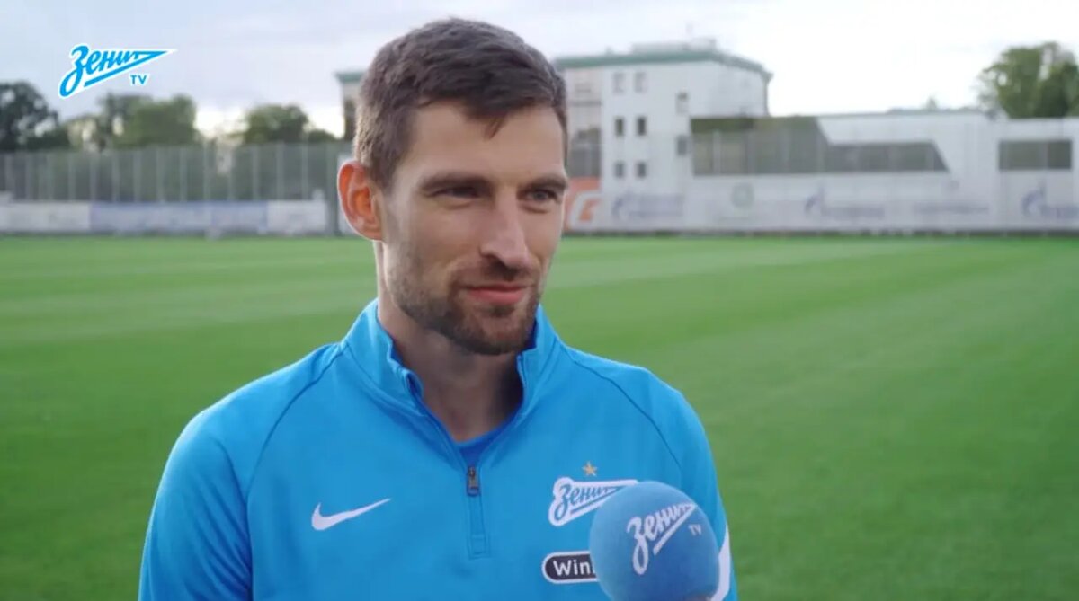    Станислав Крицюк. Фото: скриншот из видео пресс-службы «Зенита».