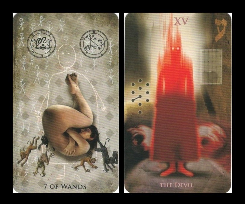 7 жезлов и Дьявол - Таро Сумасшедшего дома 