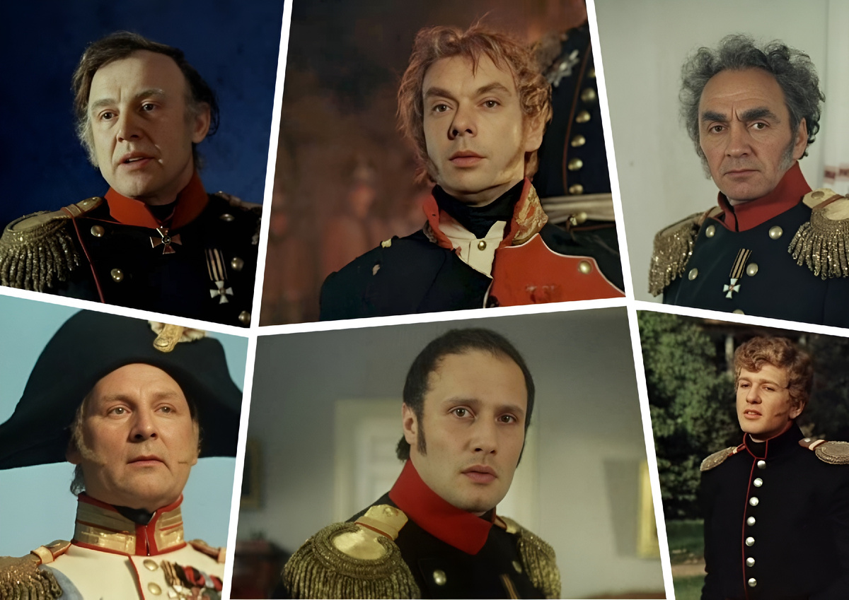 мой фотоколлаж к тесту - От гусара до генерала: угадайте актера по кадру в старинном мундире.