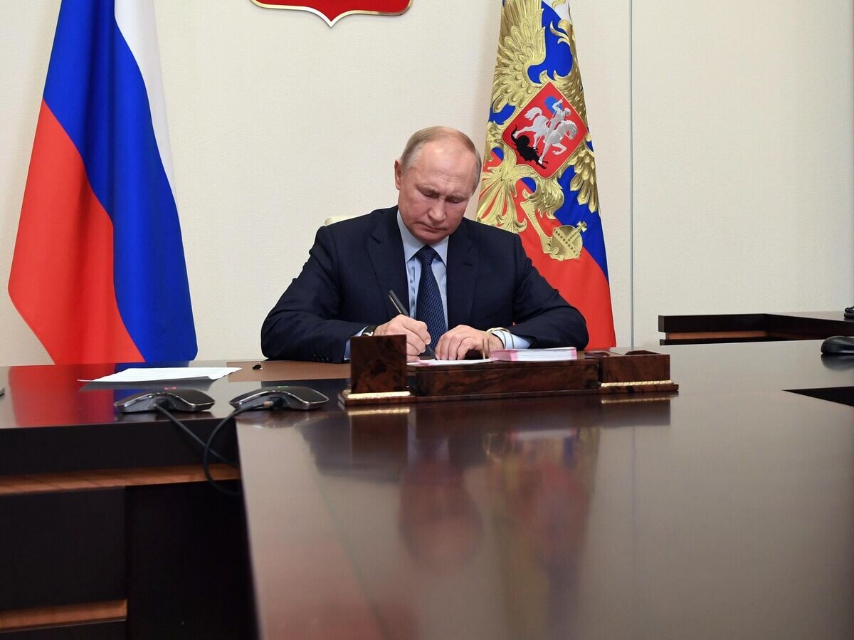    Президент России Владимир Путин© РИА Новости / Алексей Никольский