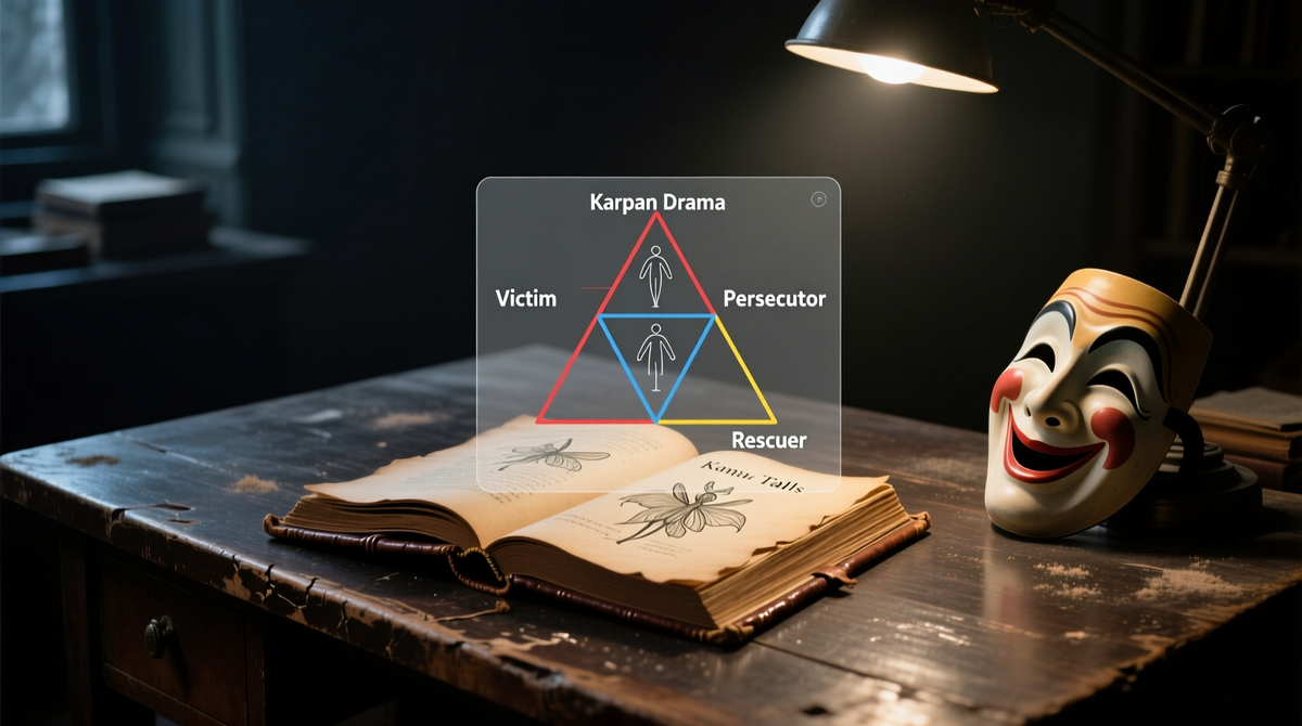 Теория Карпмана показывает, как модели из сказок и драм живут в нашей психологии. Это схема, на которой основаны многие реальные конфликты.