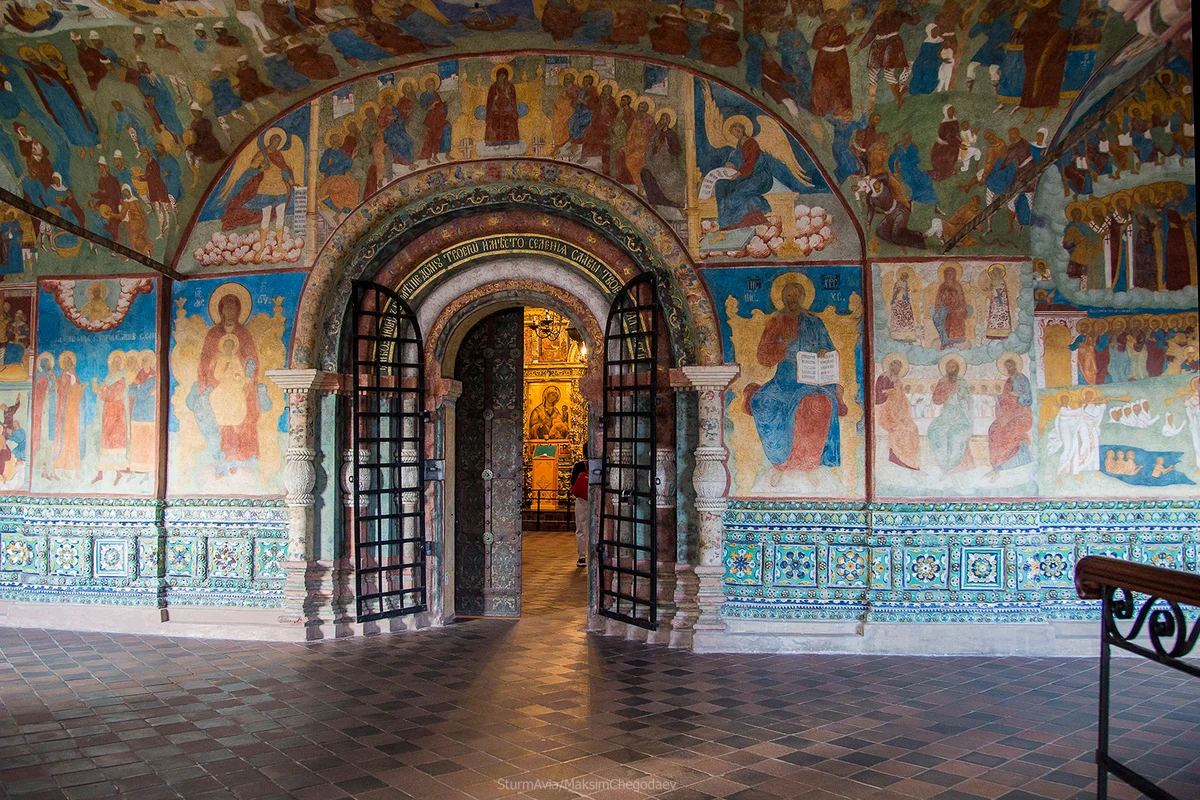 Фрески церкви Ильи Пророка в Ярославле