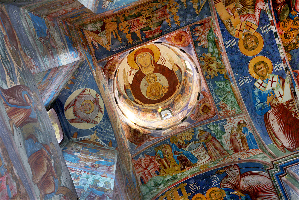 Фрески церкви Ильи Пророка в Ярославле